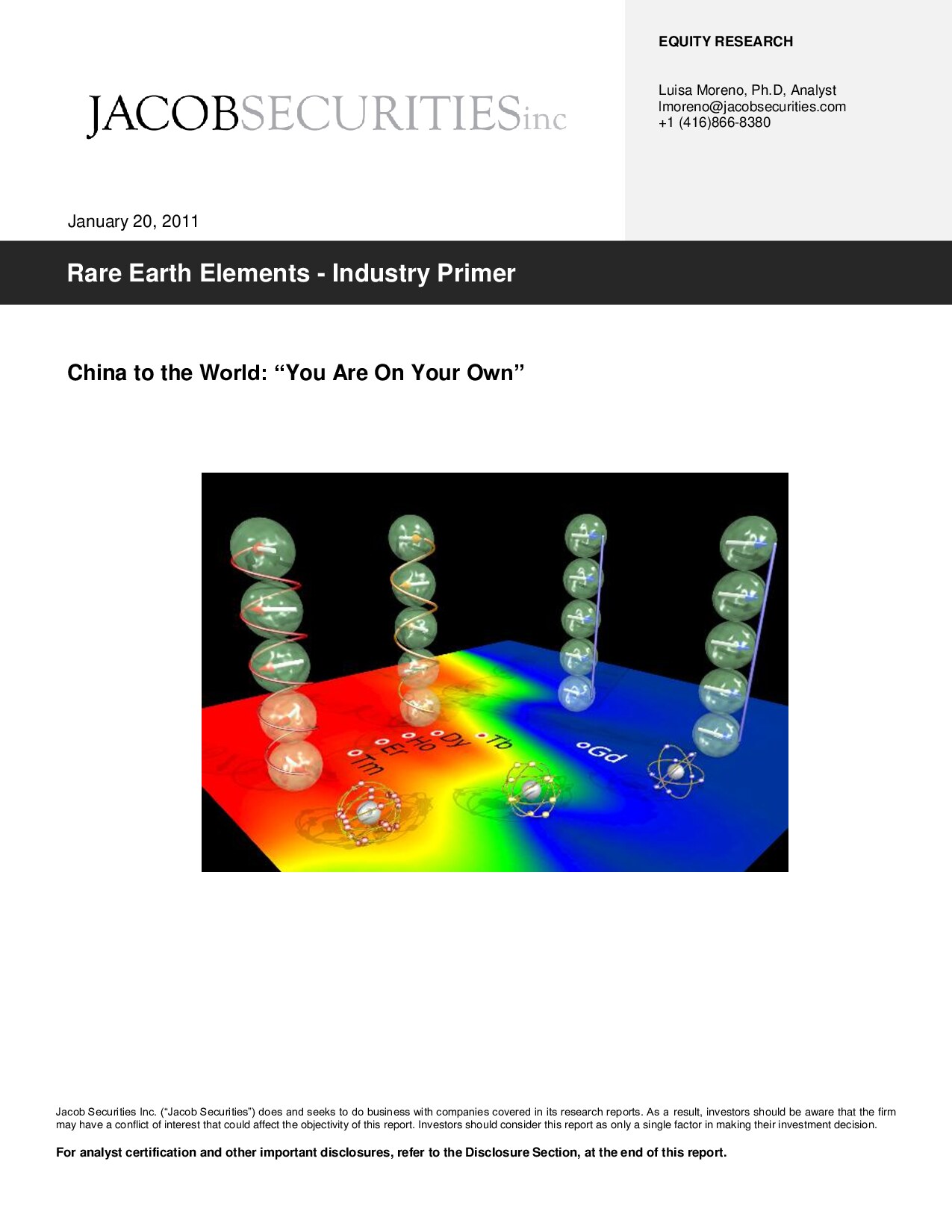 Rare Earth Elements Industry Primer
