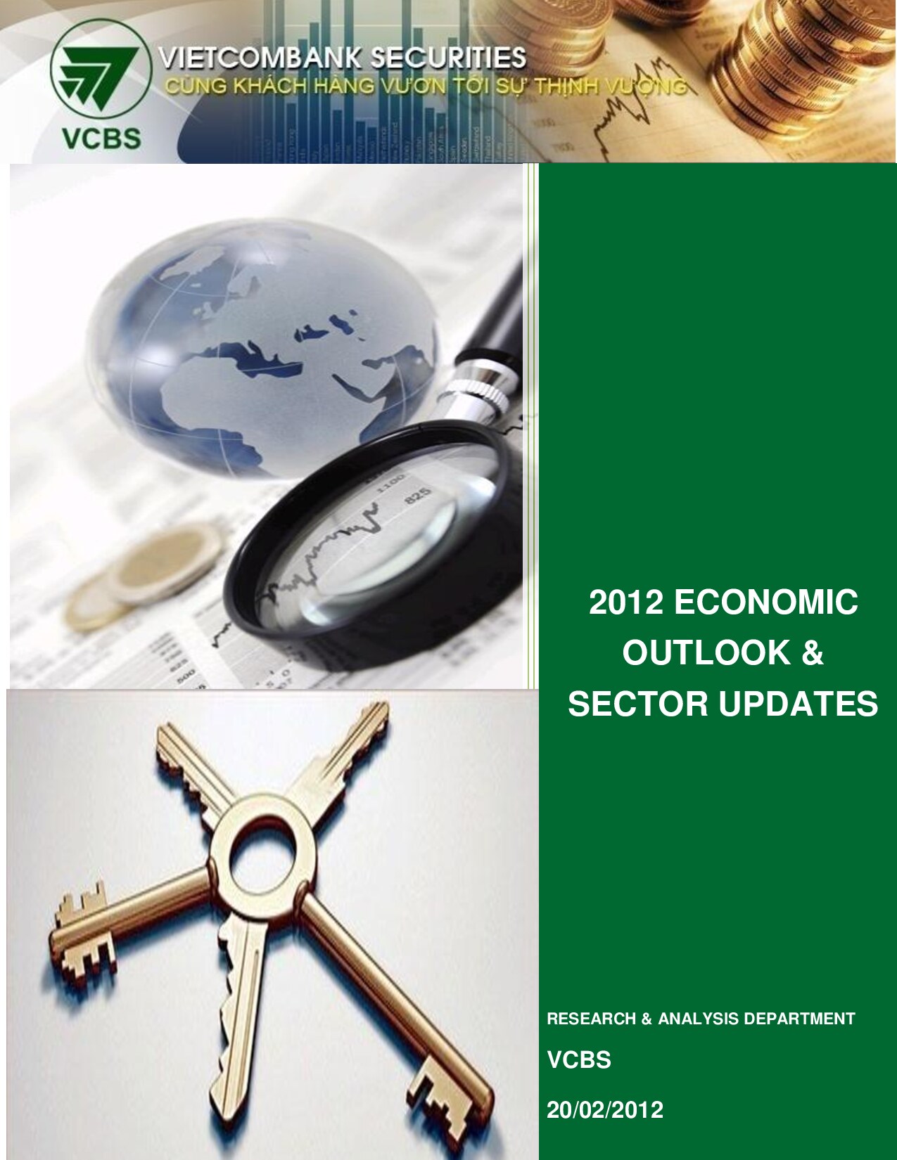 2012 ECONOMIC OUTLOOK & SECTOR UPDATES
