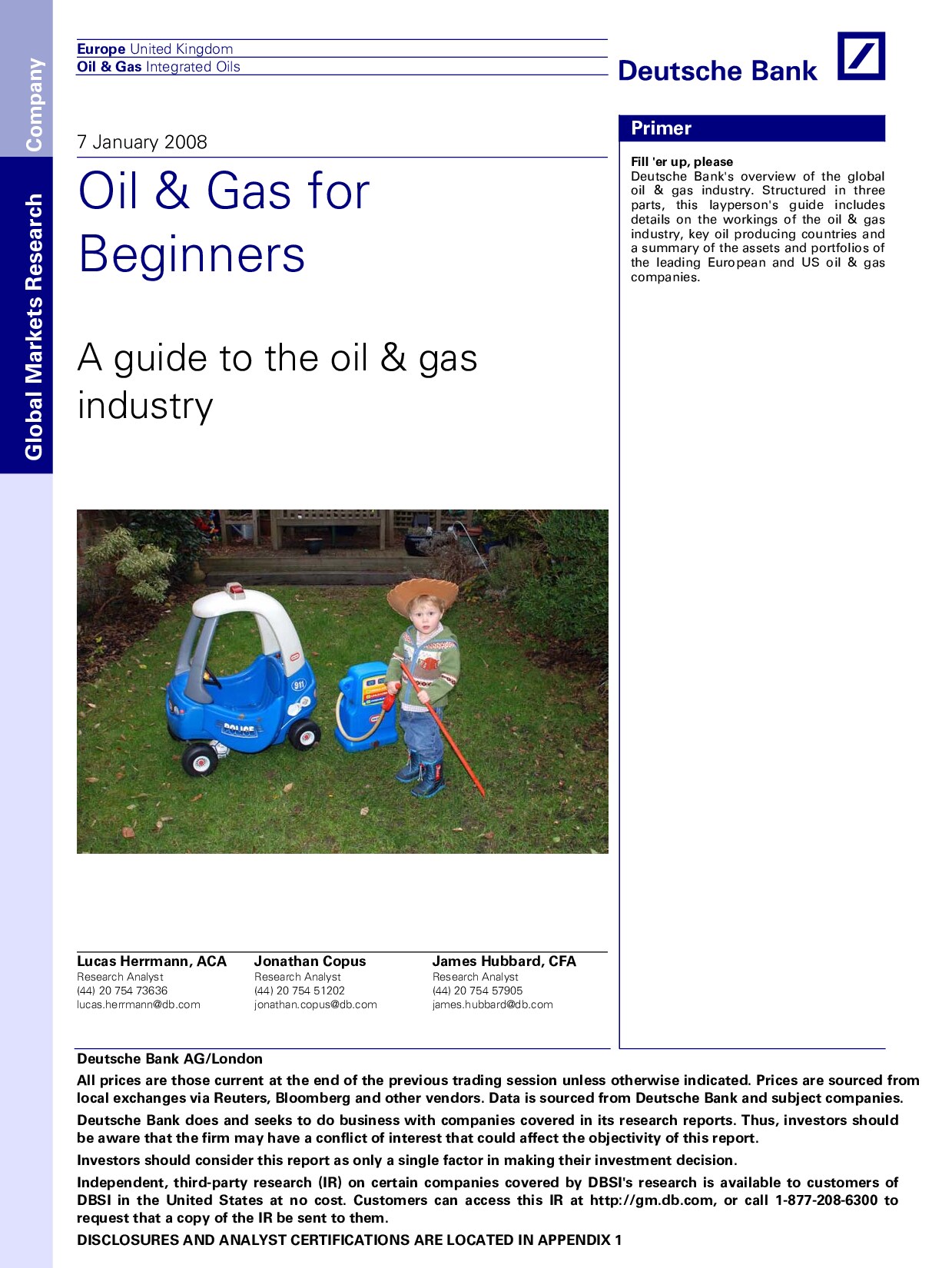 Oil & Gas for Beginners