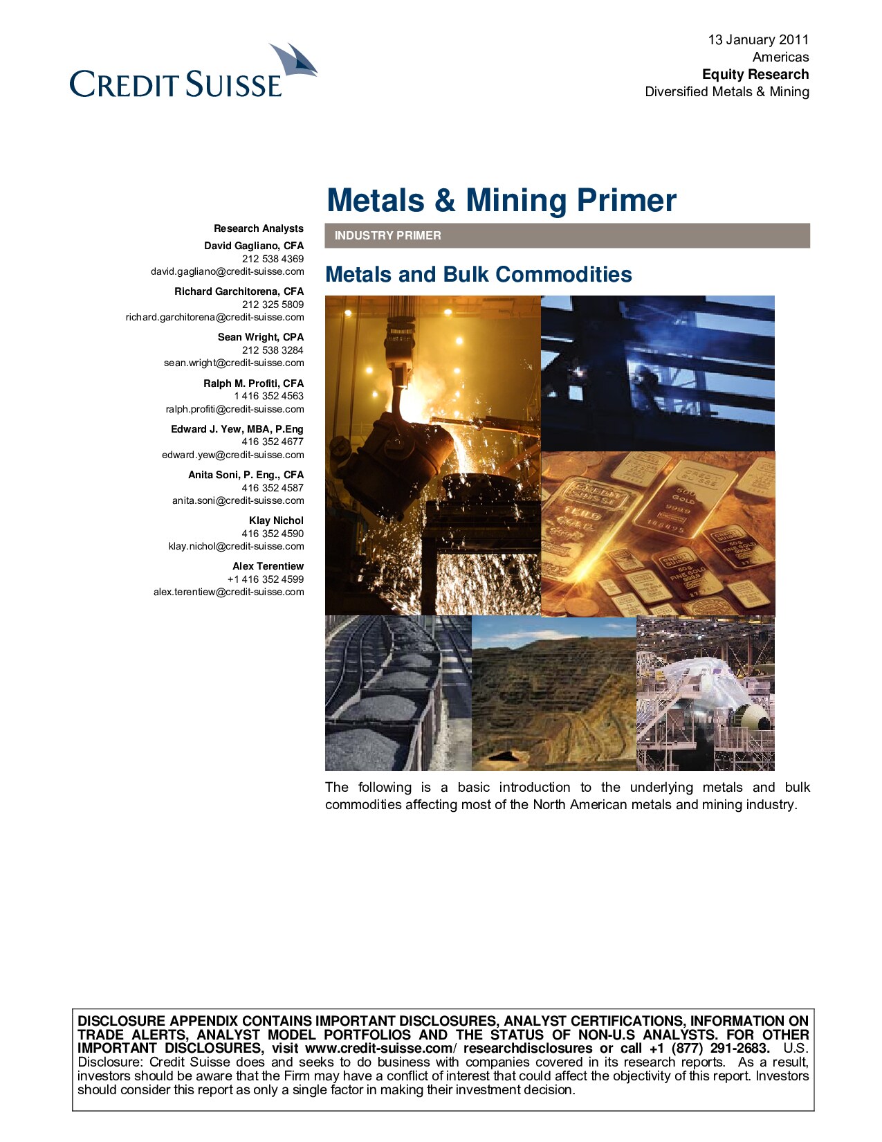 Metals & Mining Primer