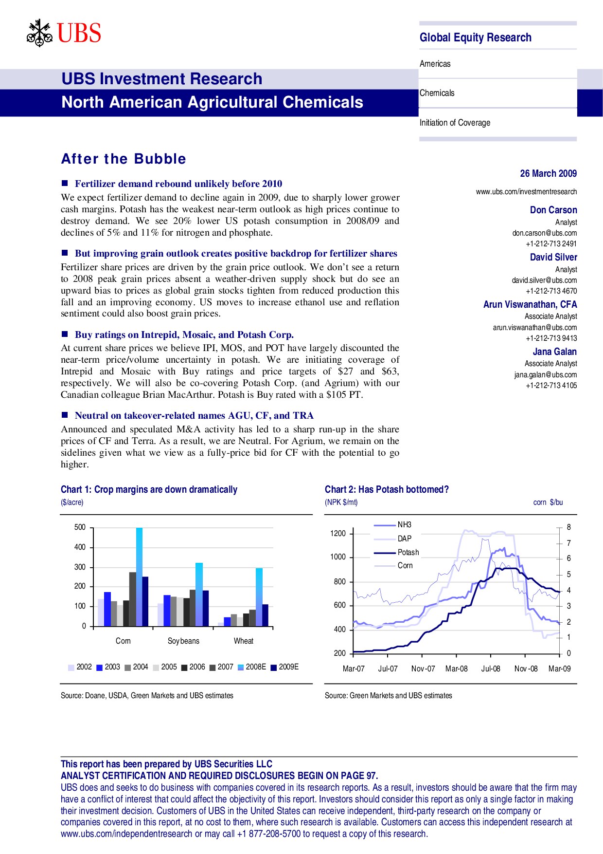 North American Agricultural Chemicals