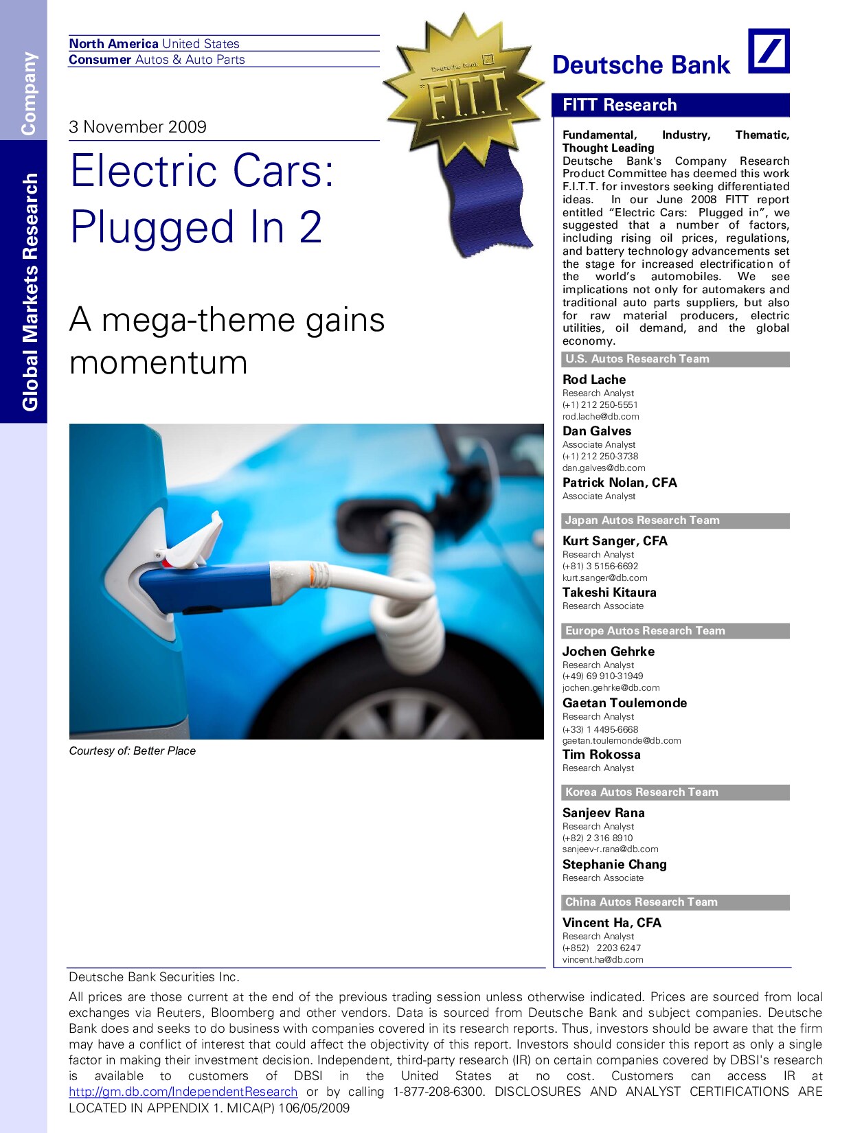 Electric Cars: Plugged In 2