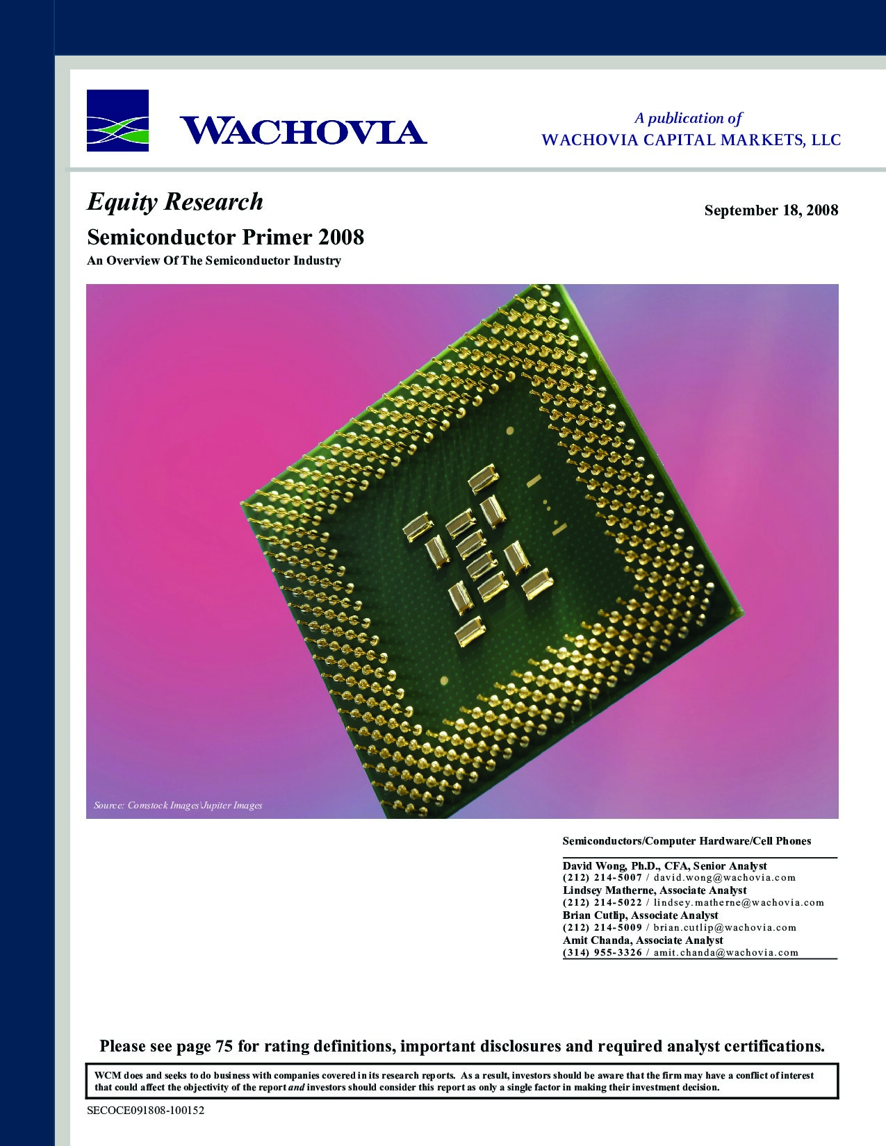 Equity Research: Semiconductor Primer (2008)