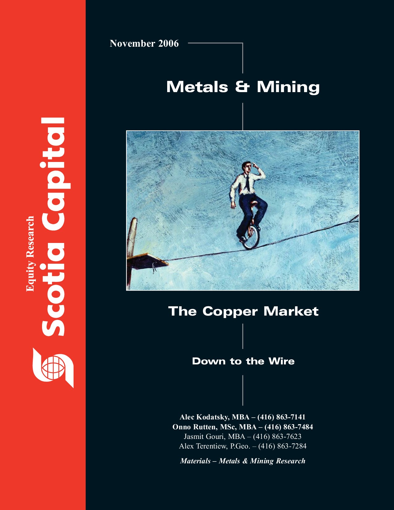 Metals and Mining: The Copper Market