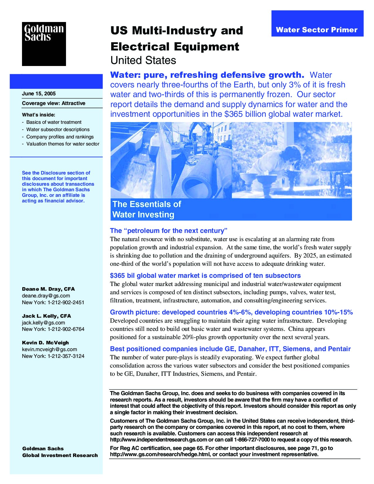 US Multi-Industry and Electrical Equipment