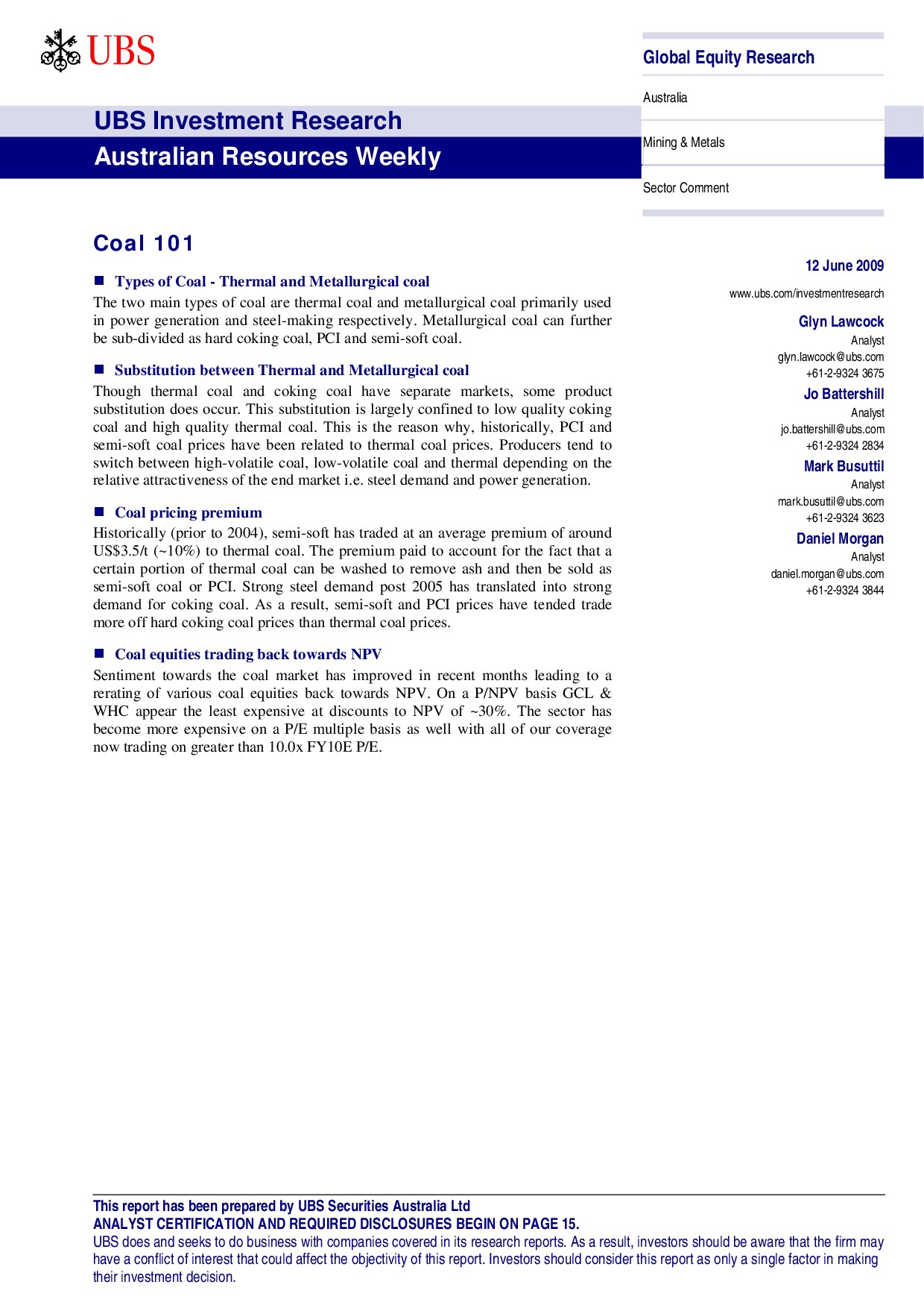 Coal 101