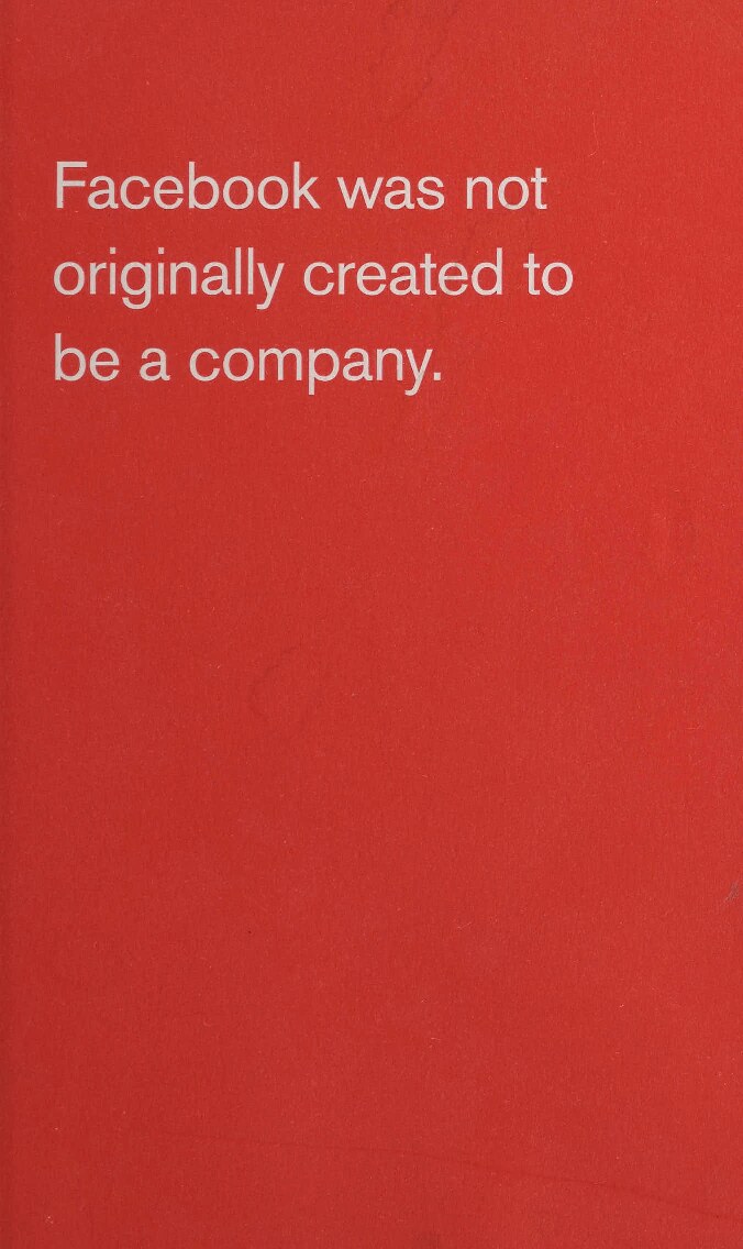 Facebook Red Book