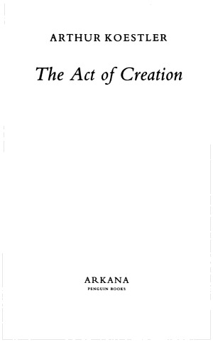 The Act of Creation
