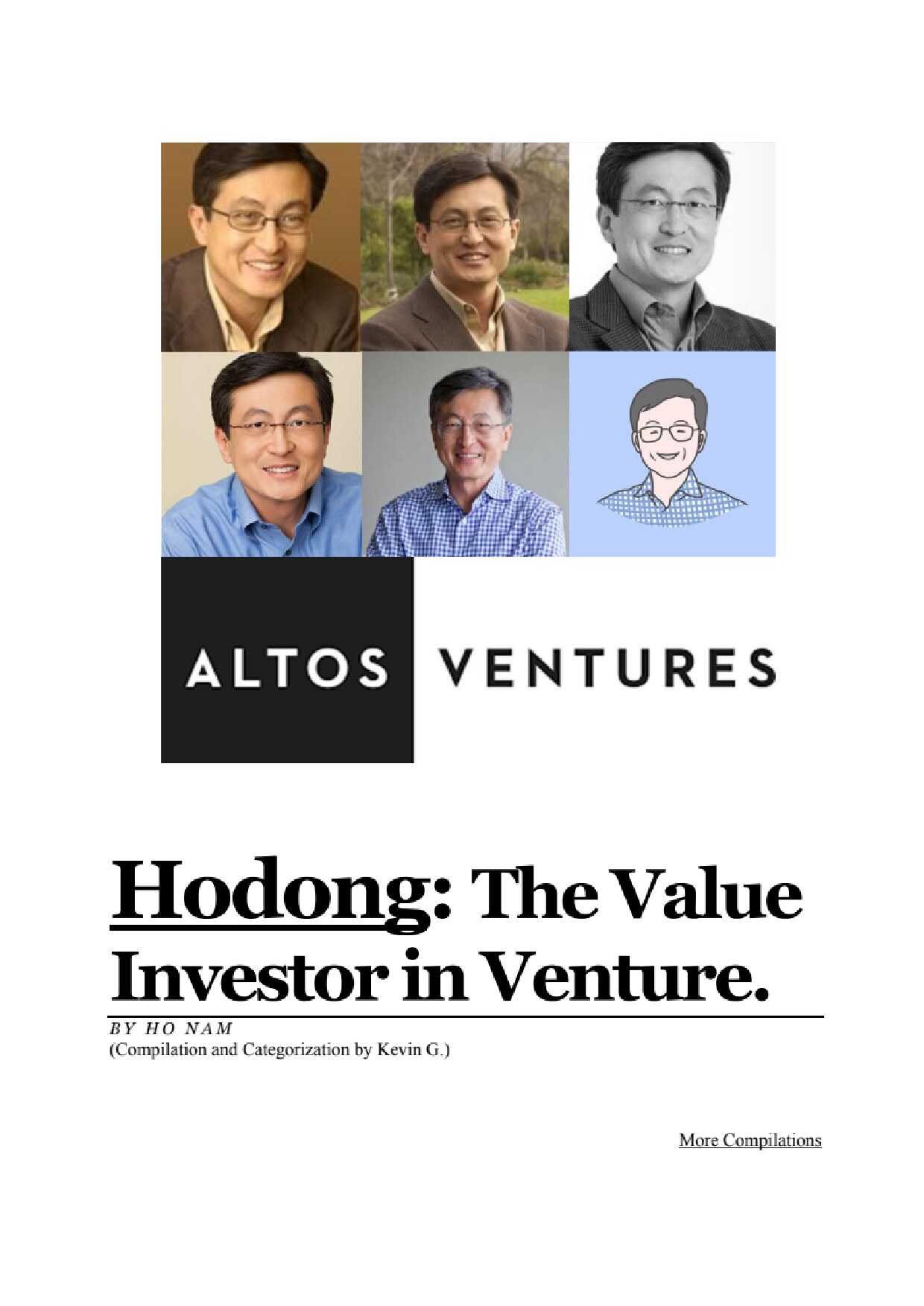 Hodong: The Value Investor in Venture (Ho Nam)