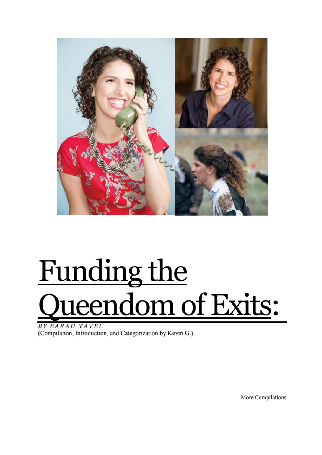 Funding the Queendom of Exits: Sarah Tavel
