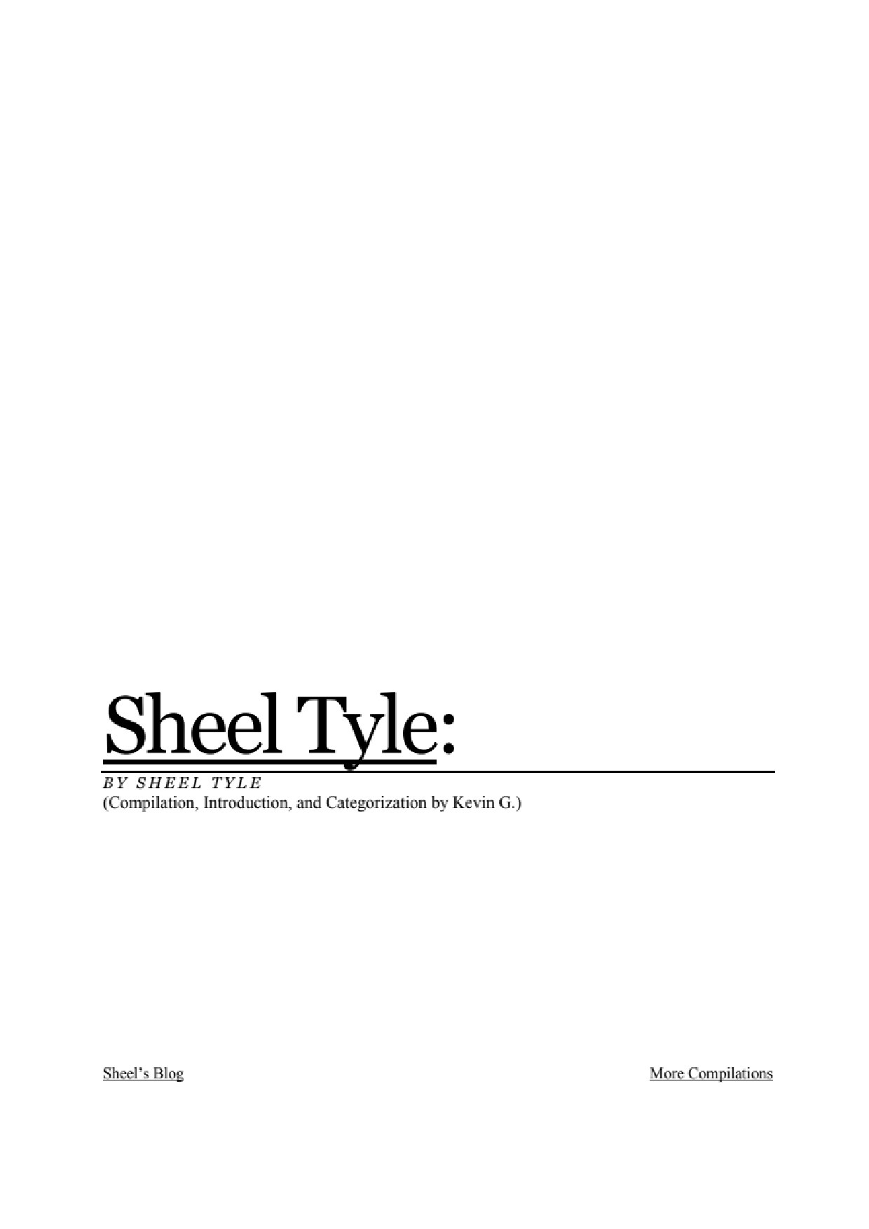 Sheel Tyle of Amplo