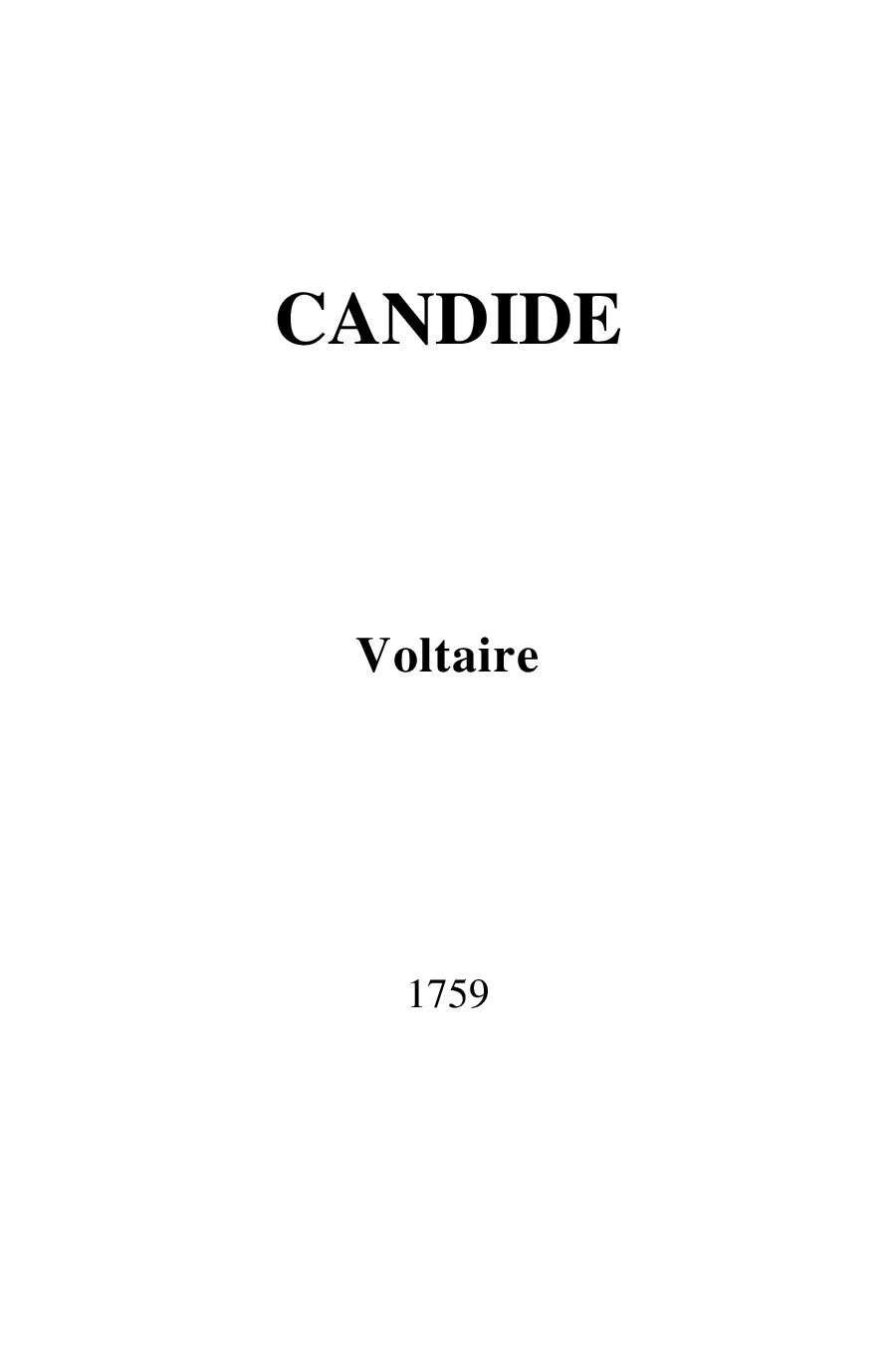 Candide