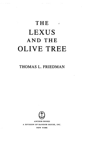 The Lexus and the Olive Tree