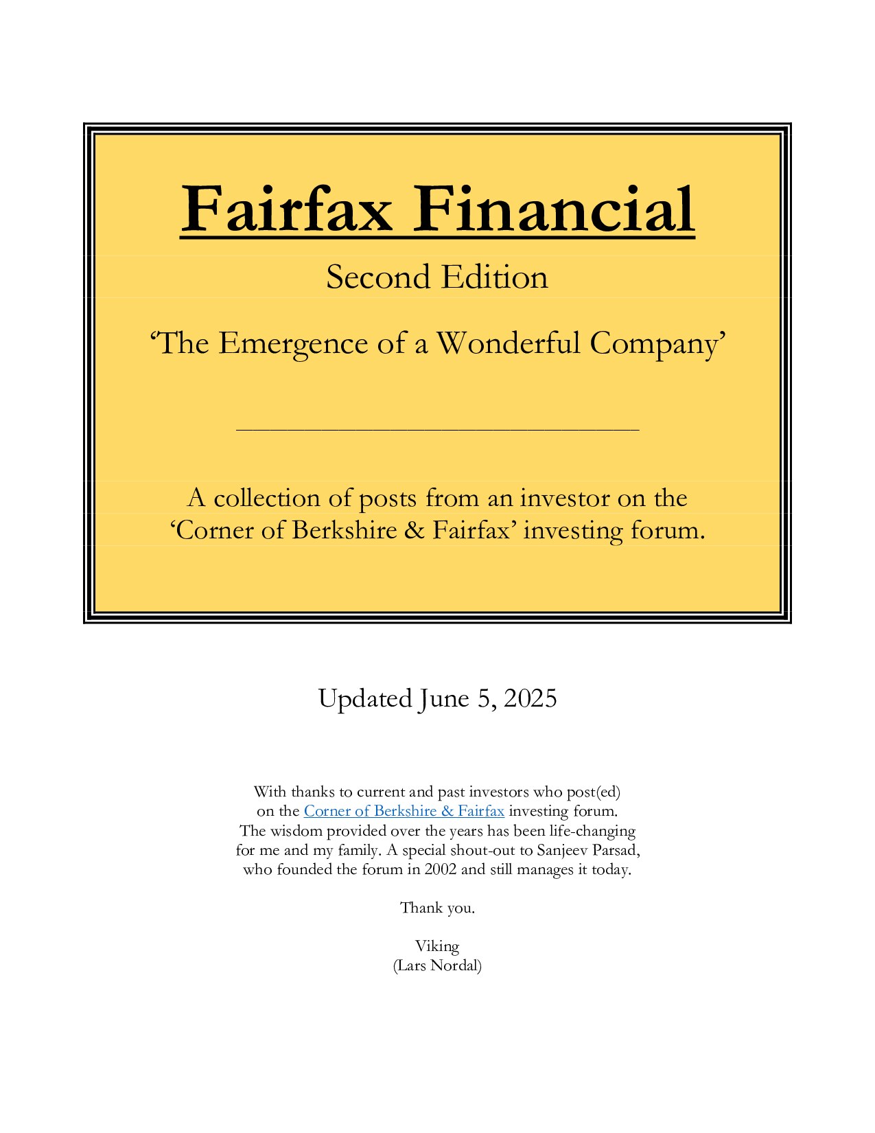 Fairfax Volume 2