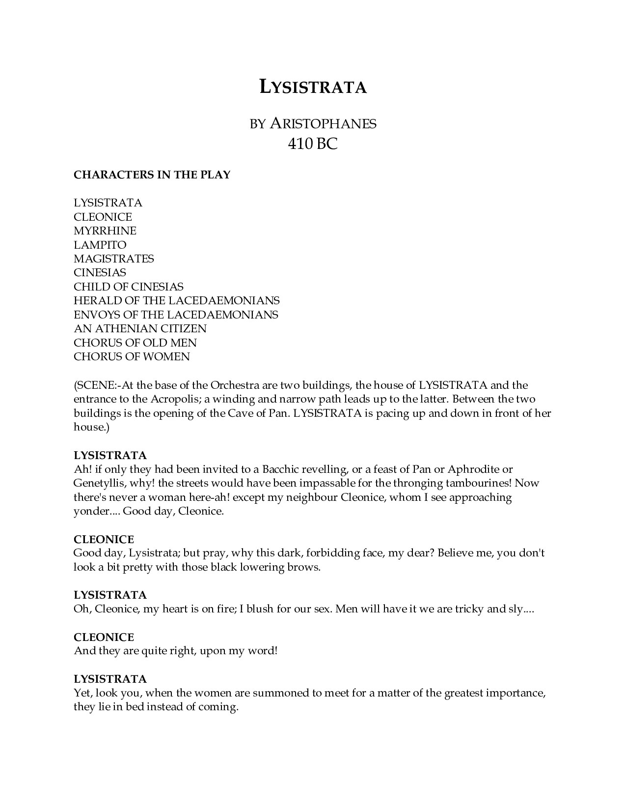 Lysistrata